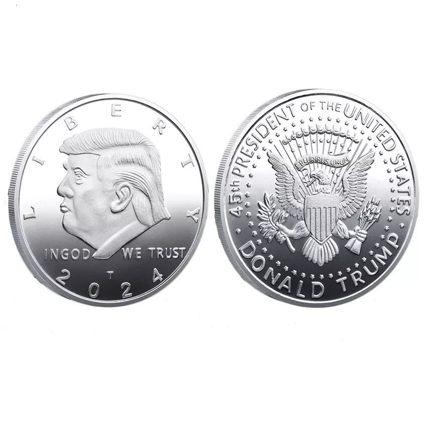🔥 Rare 2024 US Donald Trump President Silver Eagle Collectible Collection Coin