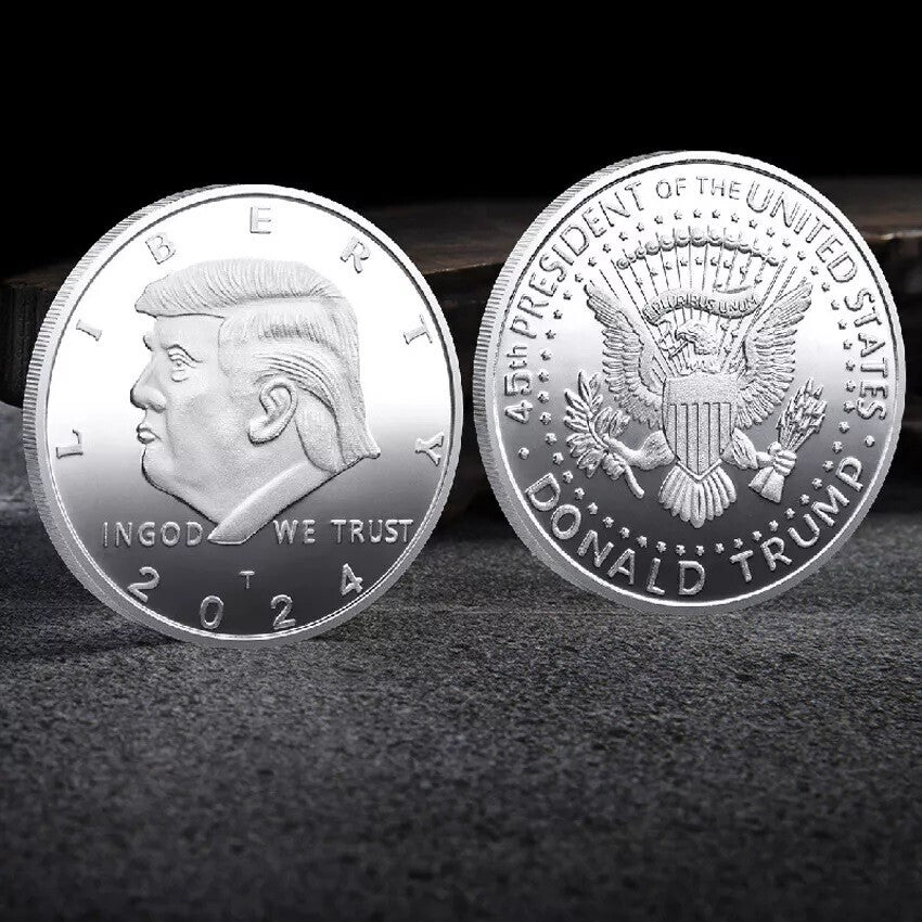 🔥 Rare 2024 US Donald Trump President Silver Eagle Collectible Collection Coin